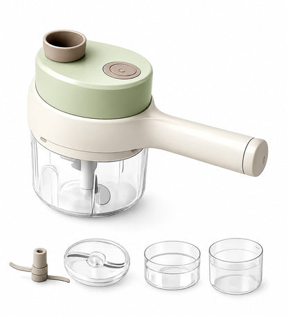 Mini Procesador de Alimentos 4 en 1